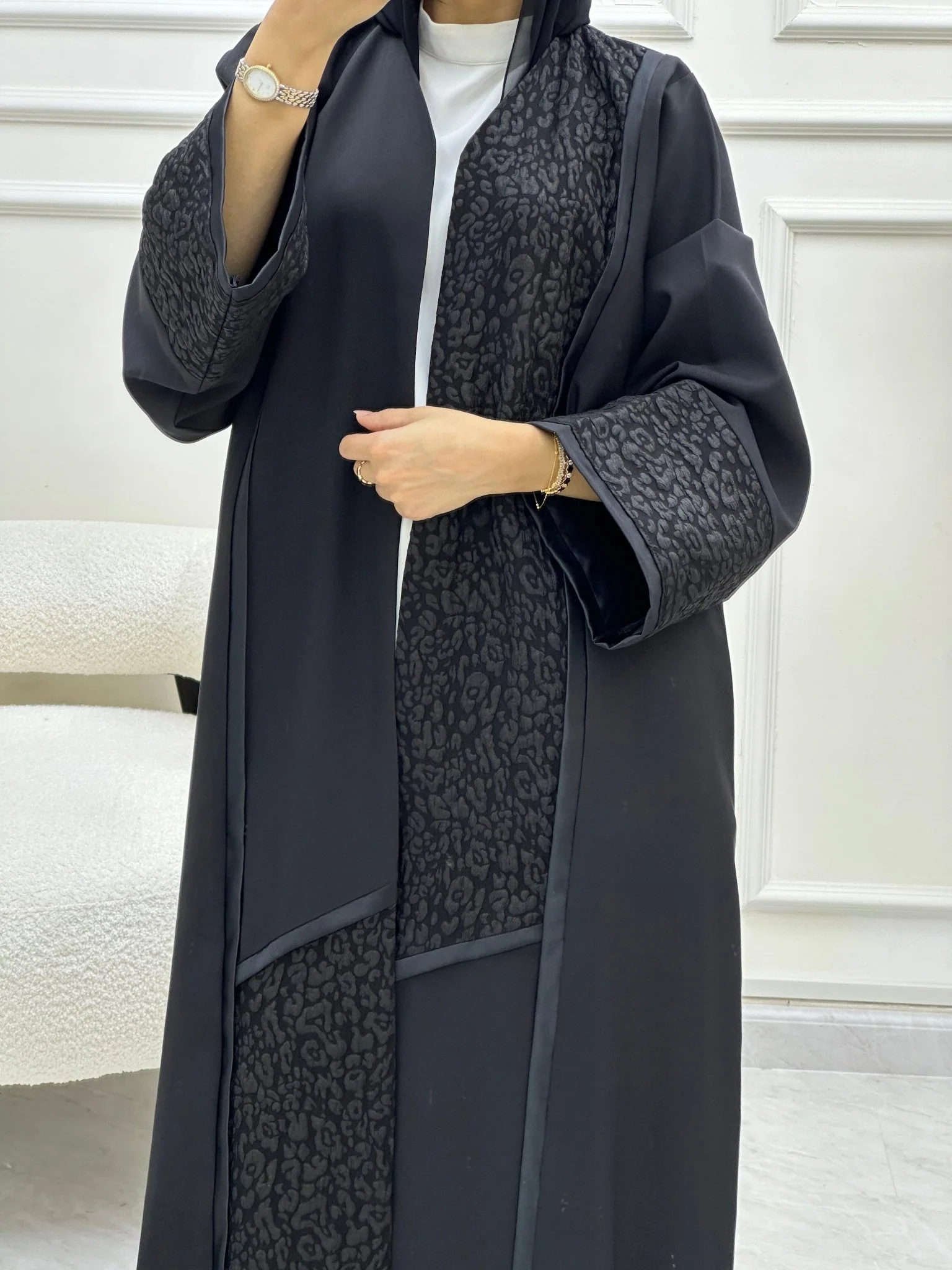 C RTW 0617 Black Abaya - Image 6