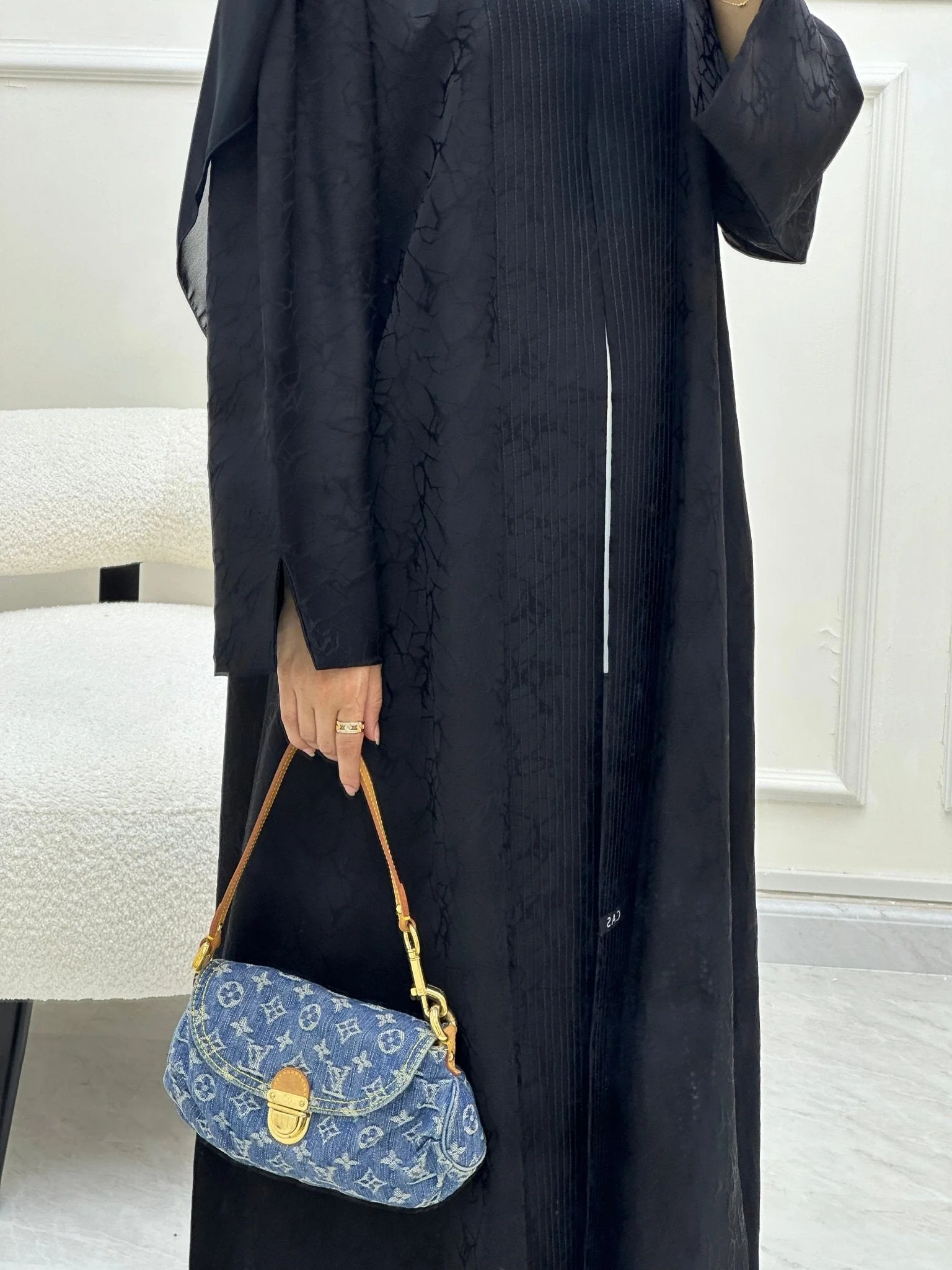 C RTW 0626 Black Abaya - Image 5