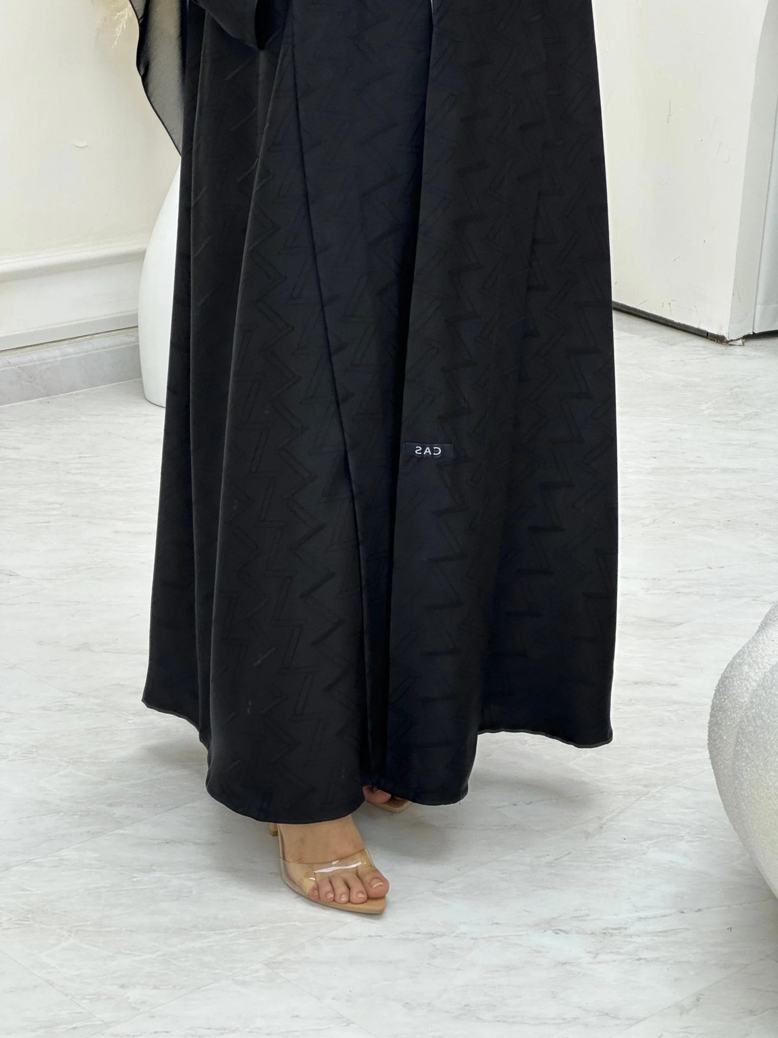 C RTW 0640 Black Abaya - Image 7
