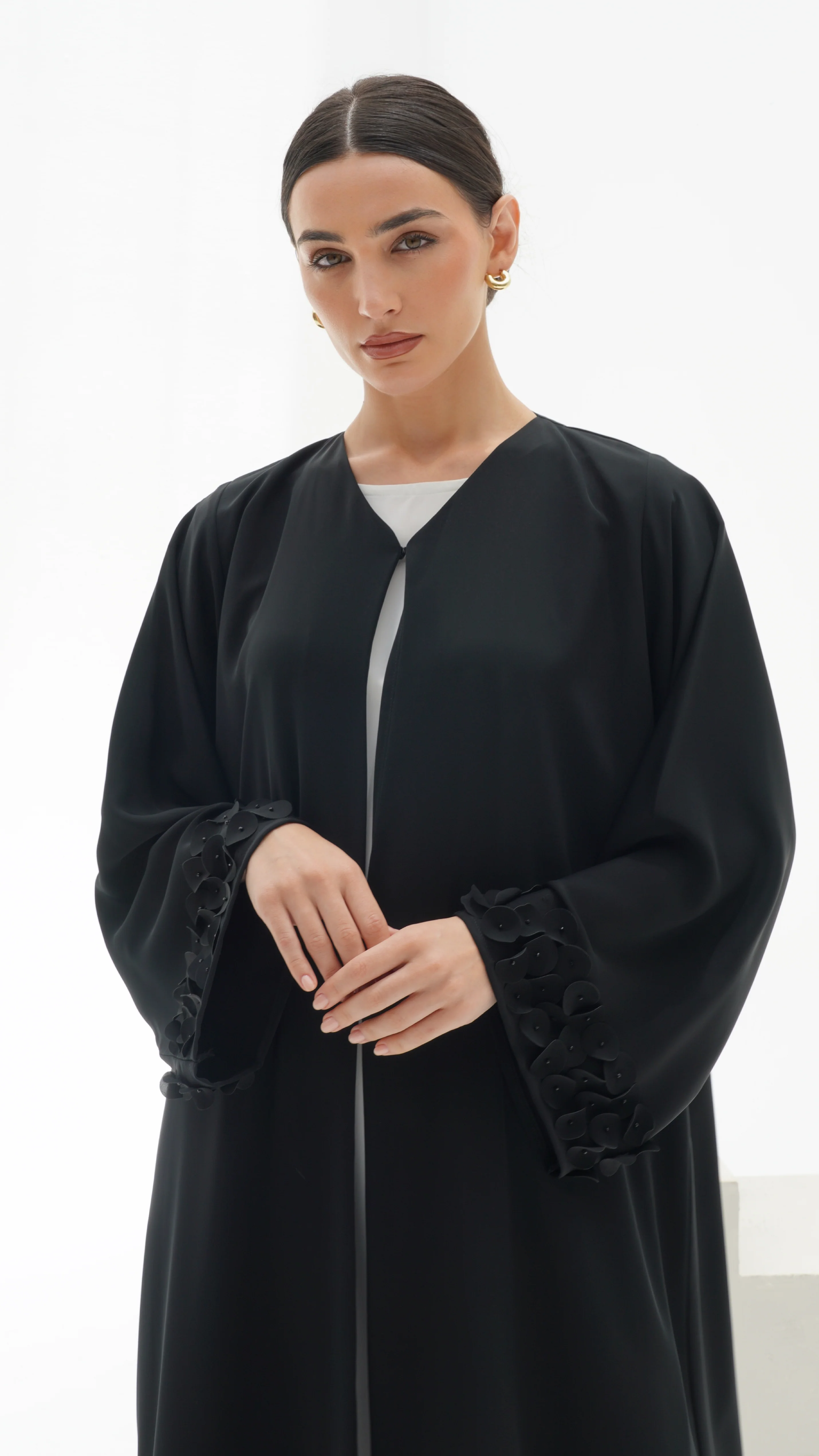 C RTW 1115 Black Abaya - Image 6