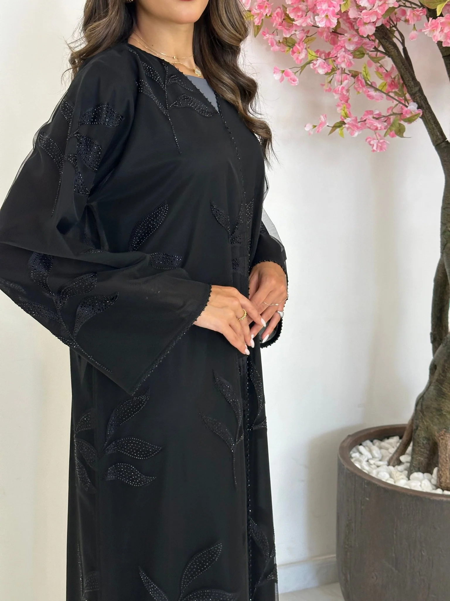 C RTW 1200 Black Abaya - Image 9
