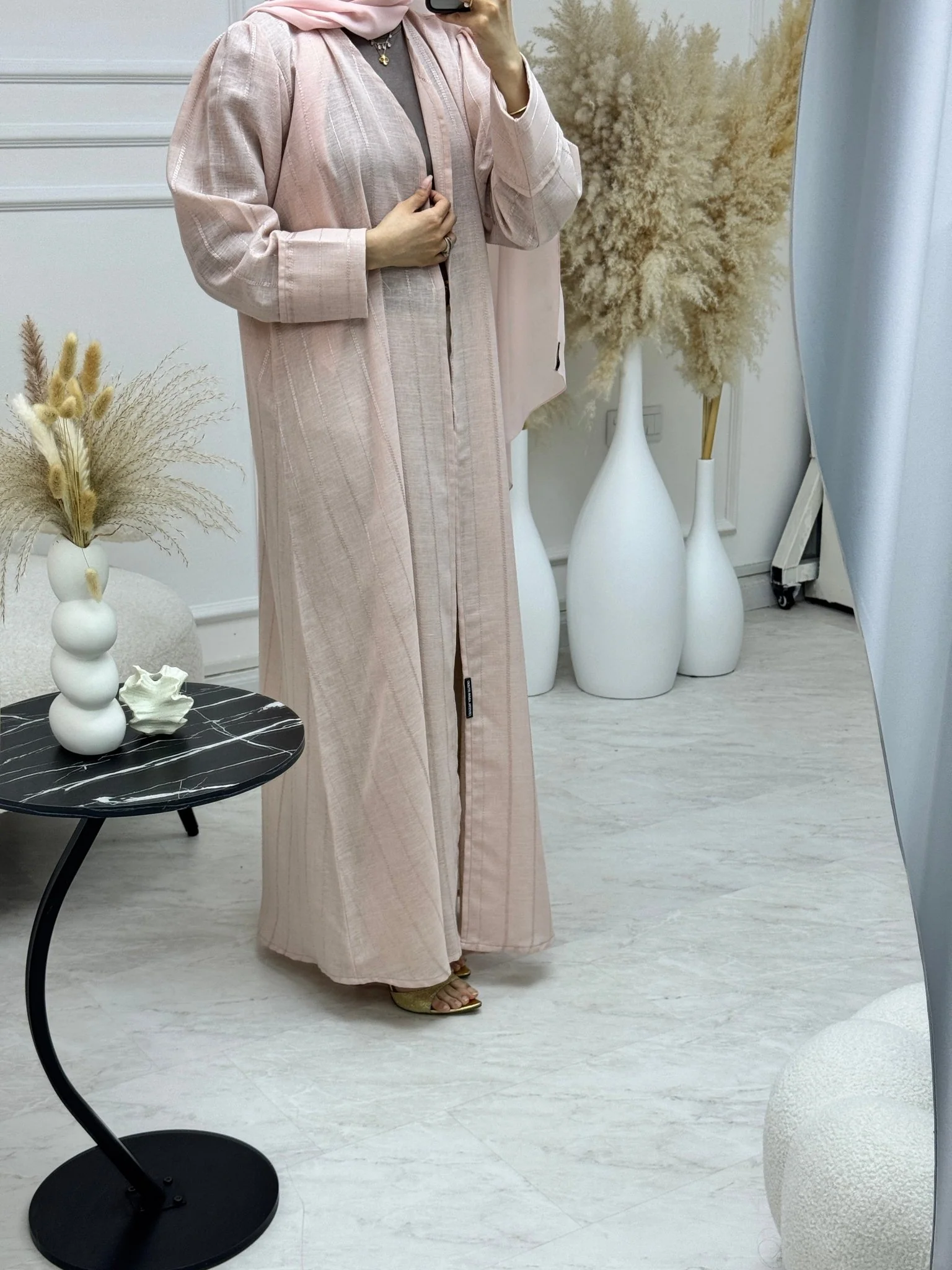 C RTW 1217-03 Peony Travel Abaya - Image 5