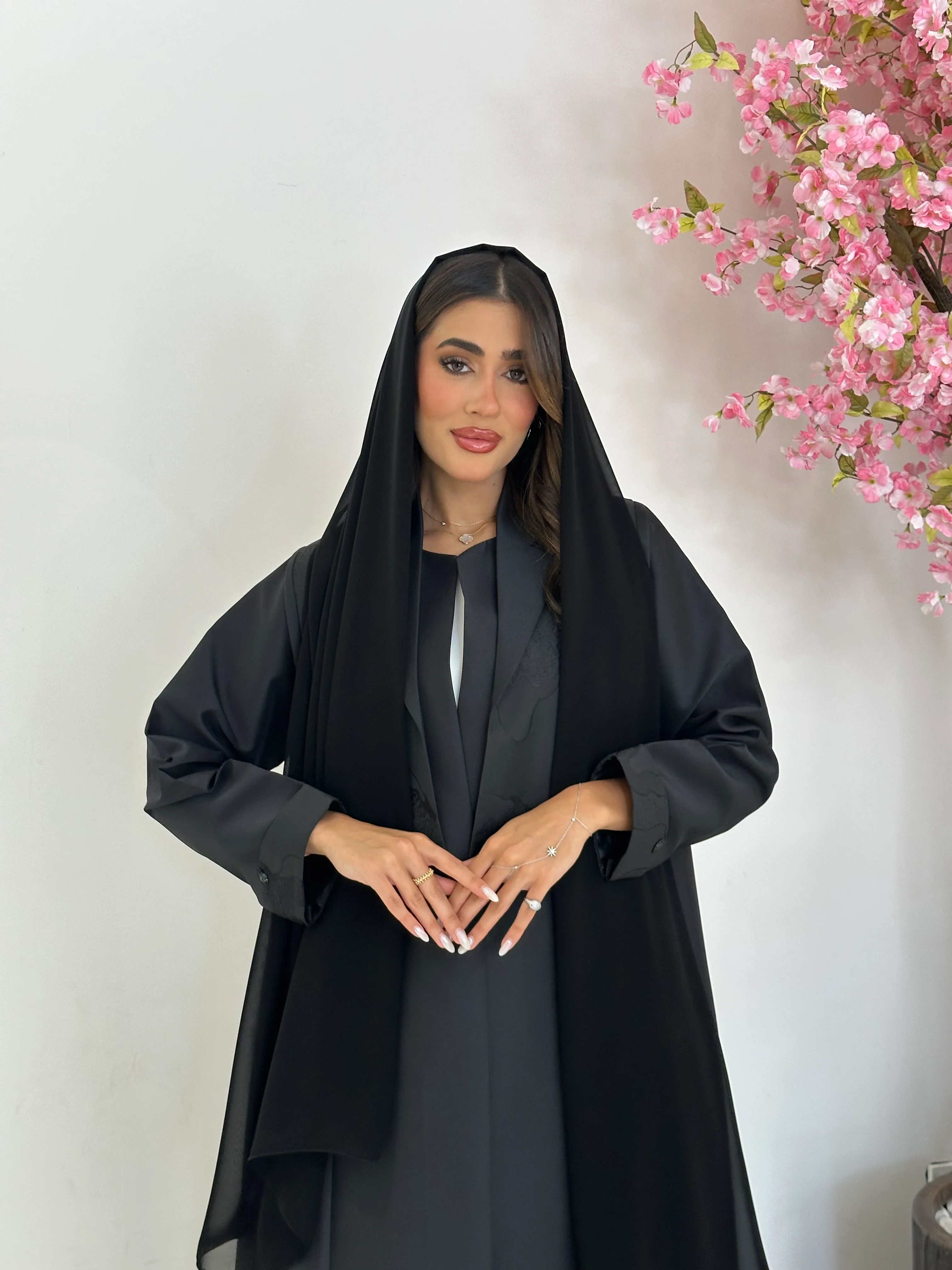 C RTW 1246 Black Coat Abaya - Image 7