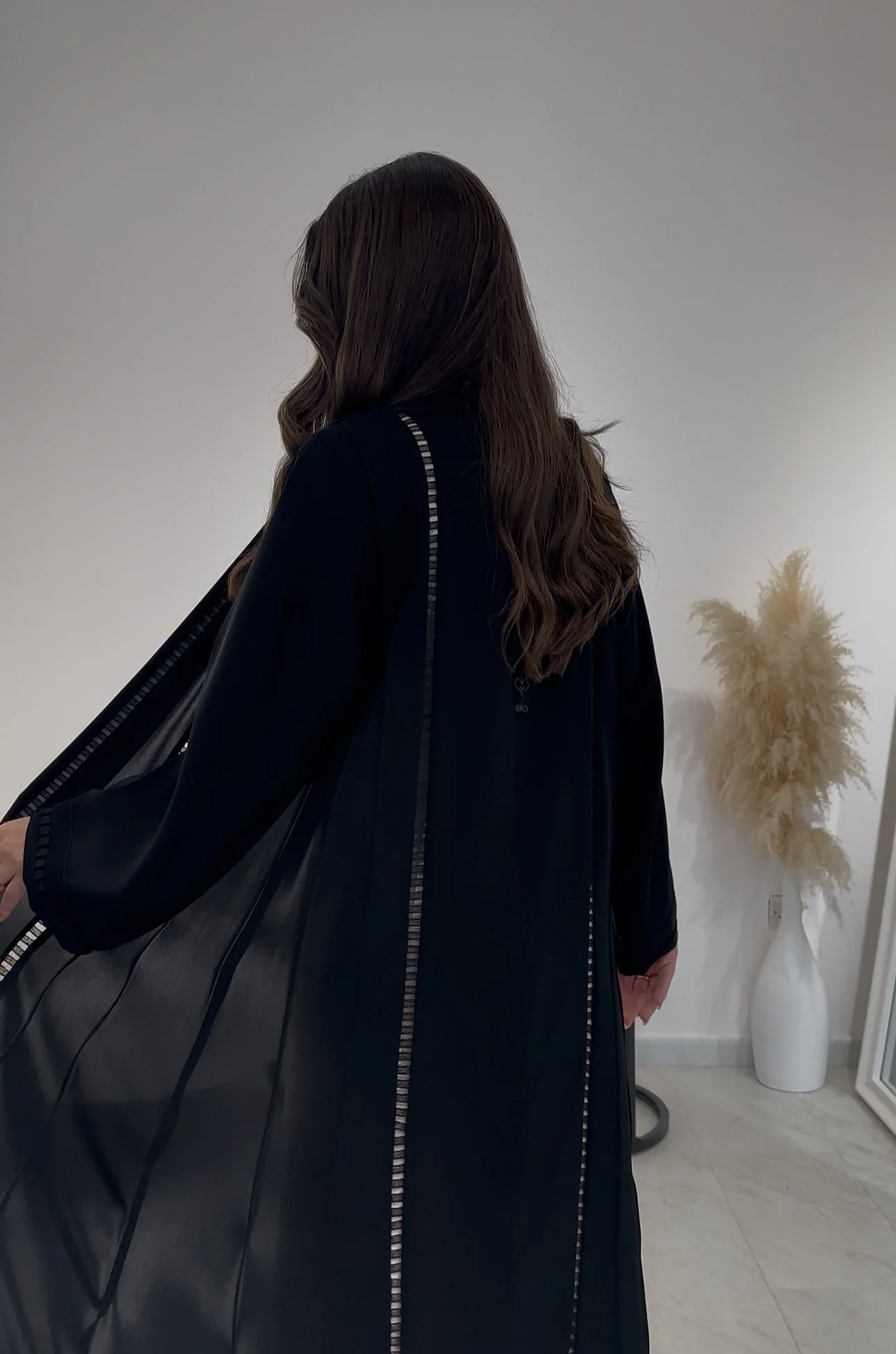 C 1313 Black Abaya - Image 8