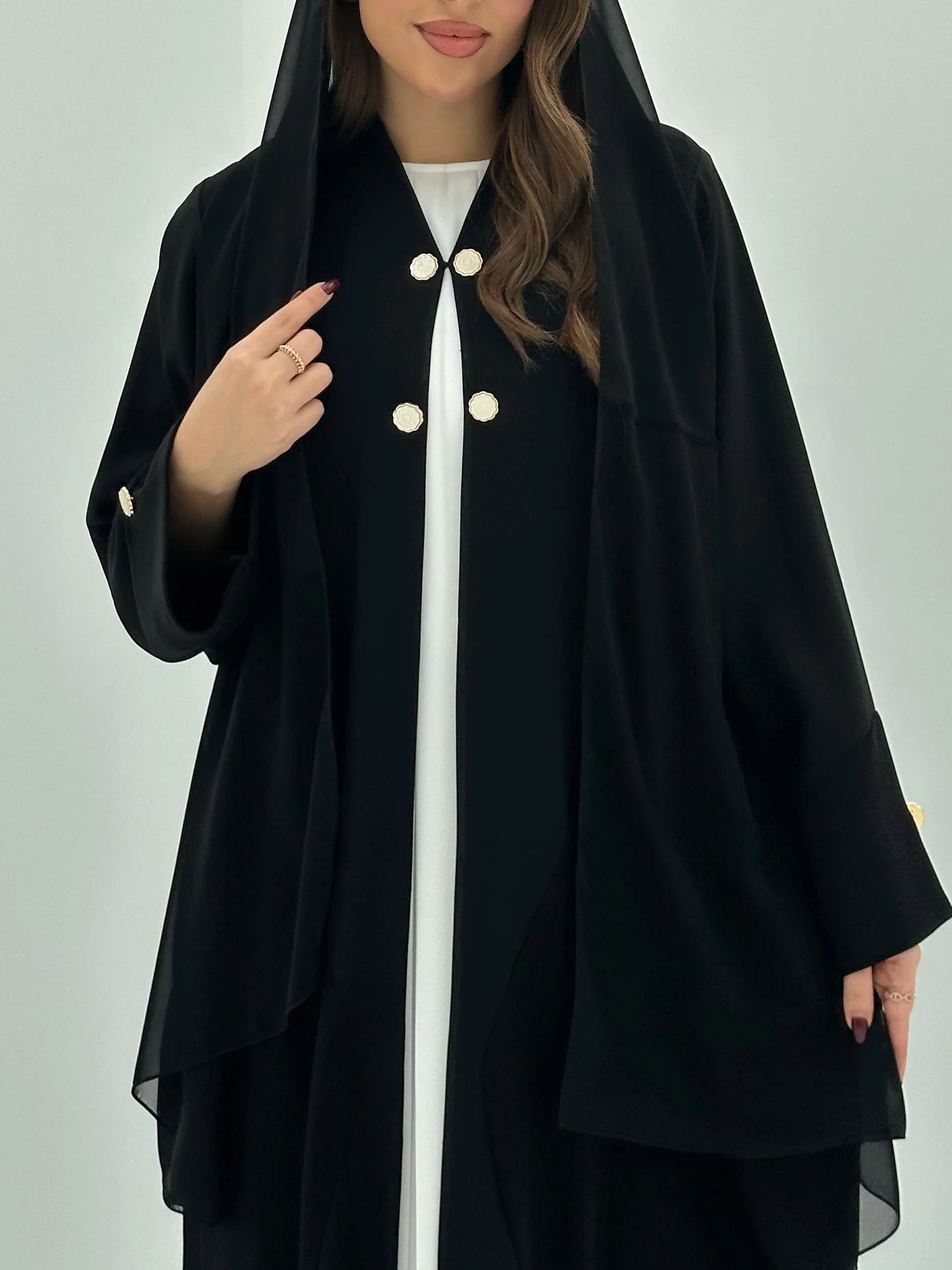 C RTW 1731 Black Abaya