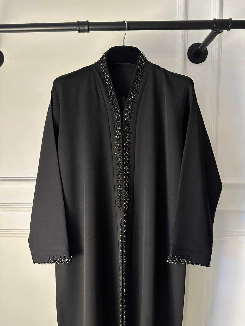 C RTW 1969 Black Beaded Abaya - Image 3