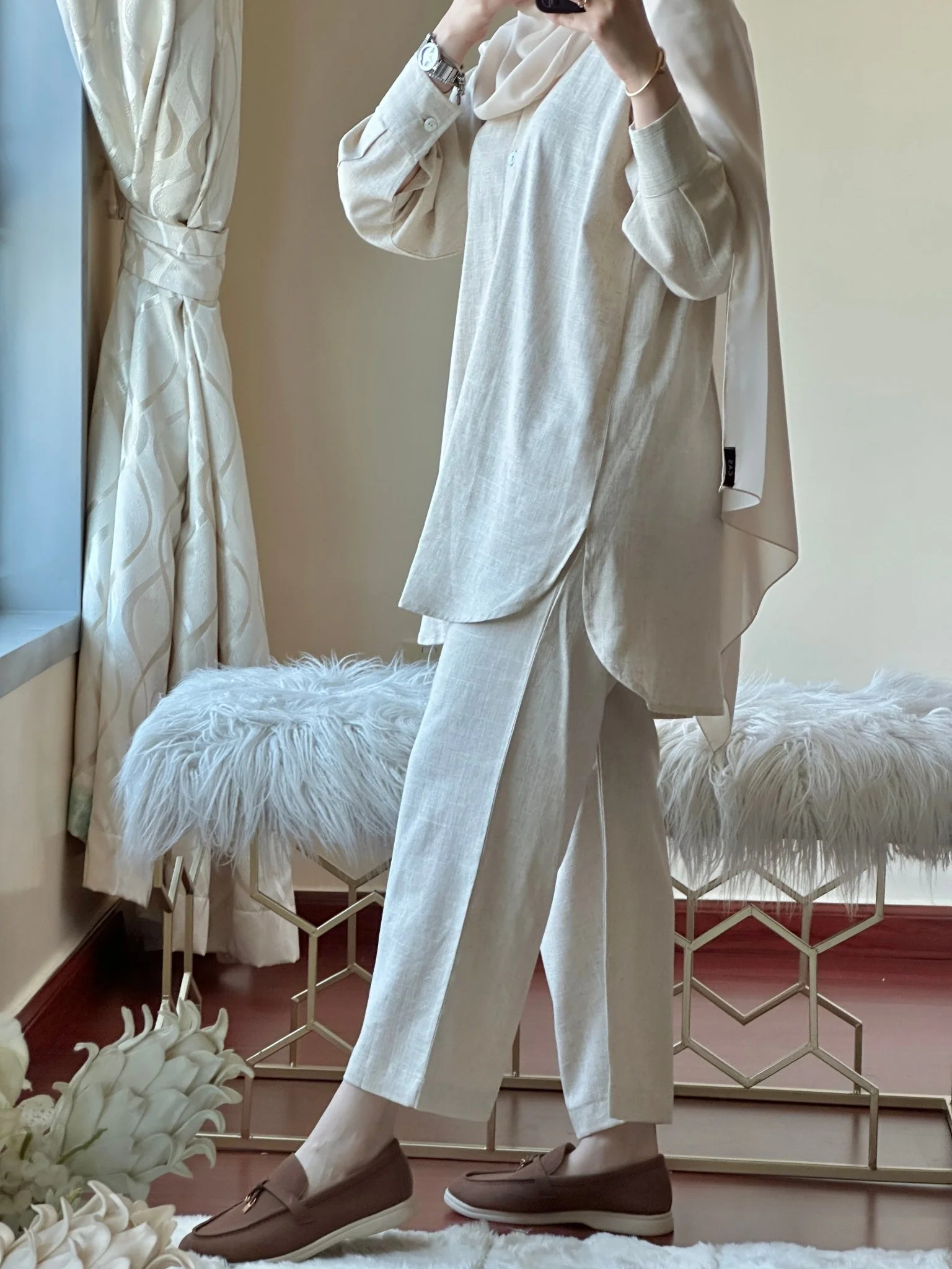 C-RTW-Beige-Summer-Linen-Travel-Set - Image 3