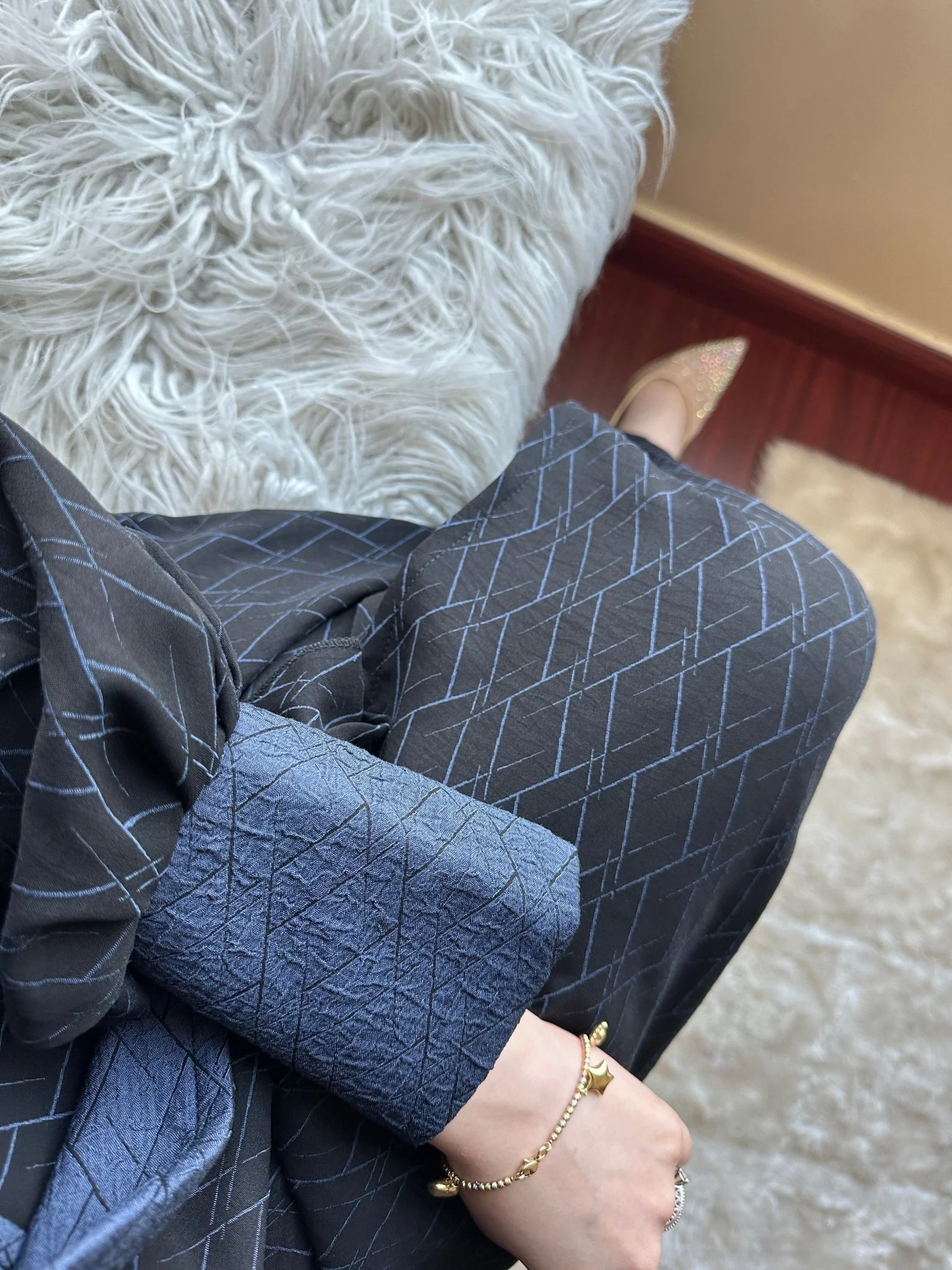 C-RTW-Black-Blue-Work-Abaya-92 - Image 8