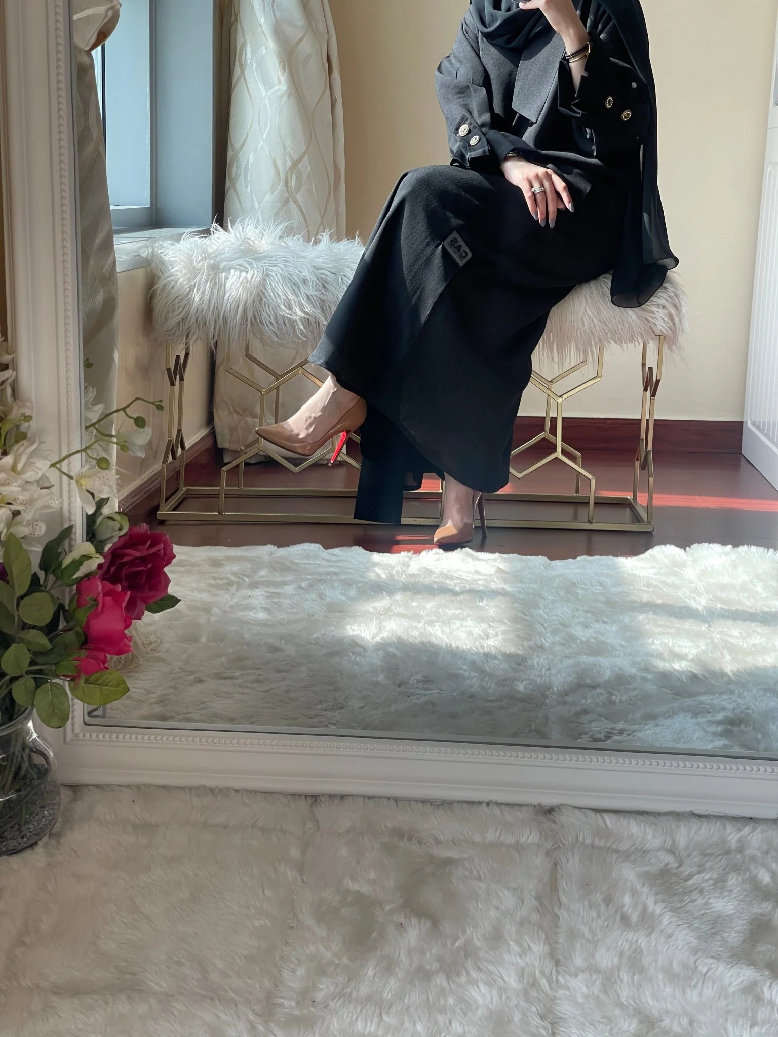C-RTW-Black-Work-Abaya-33 - Image 3