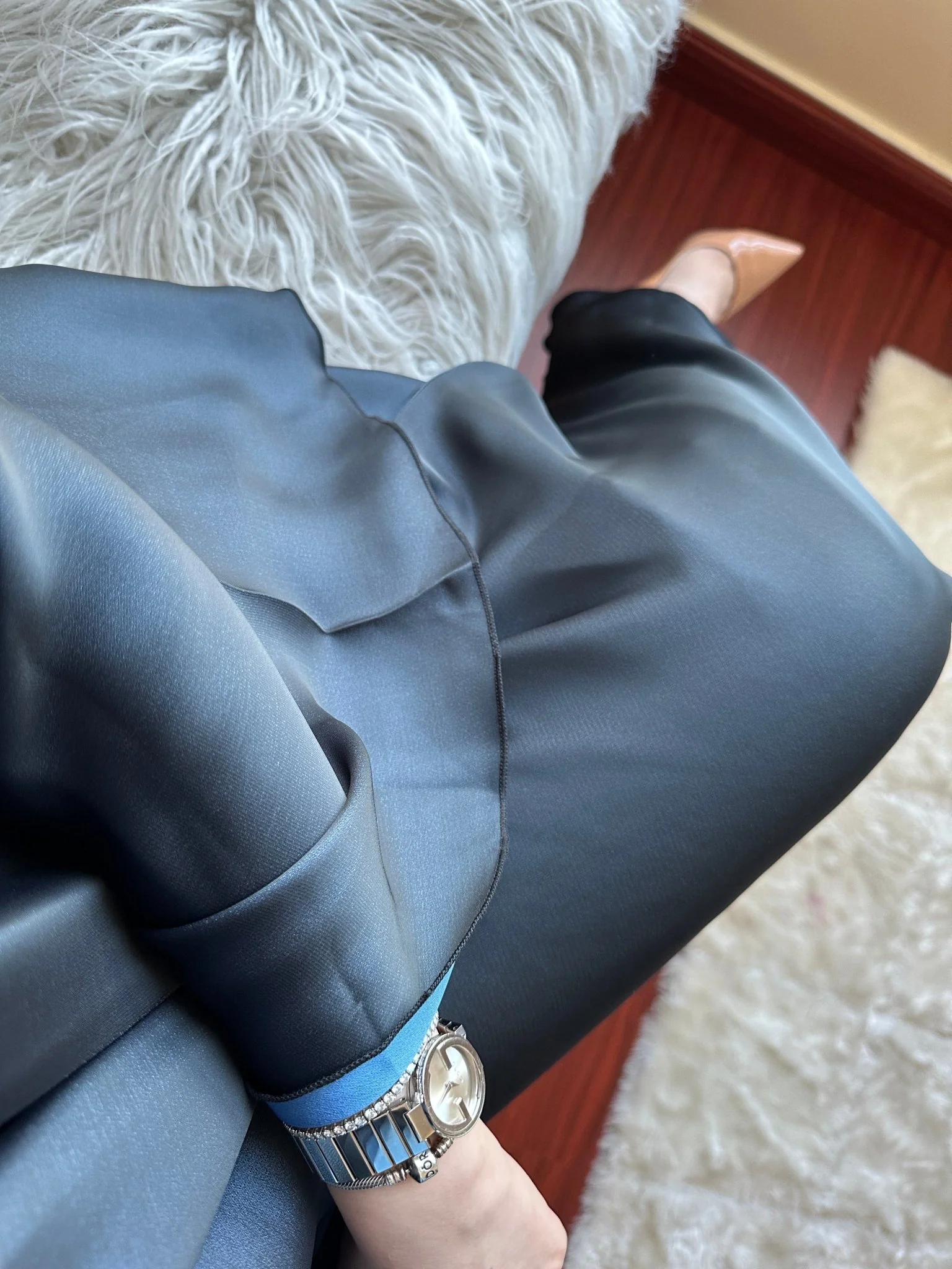 C-DarkBlue-LightBlue-Duotone-Abaya - Image 13