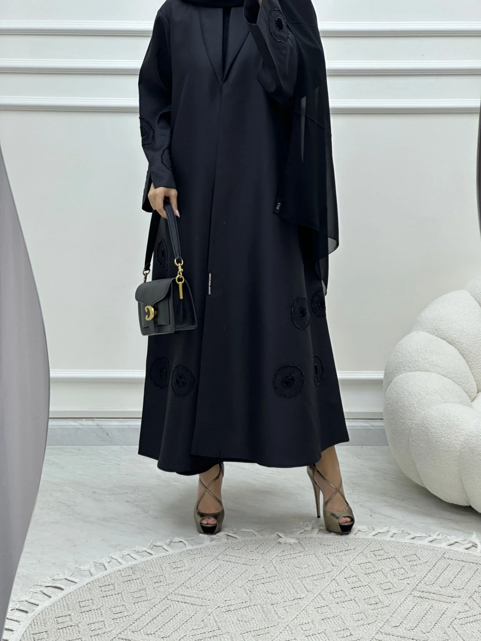 C RTW Ramadan Black Eid Abaya 41 - Image 6