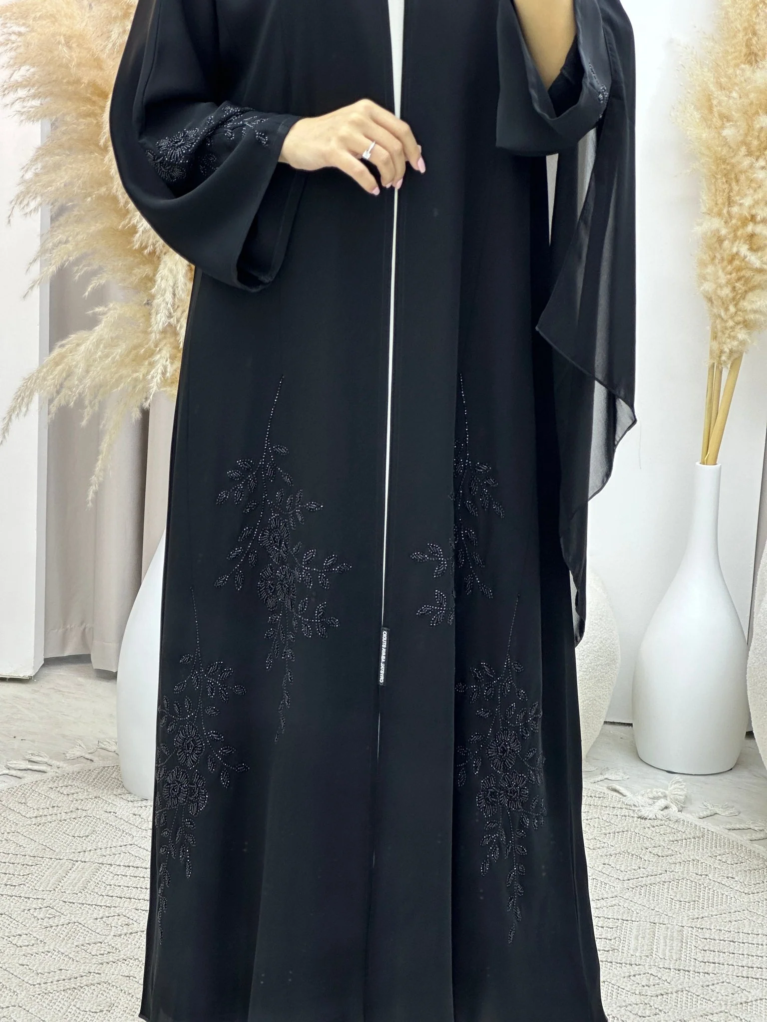 C RTW Ramadan Black Eid Abaya 62 - Image 2