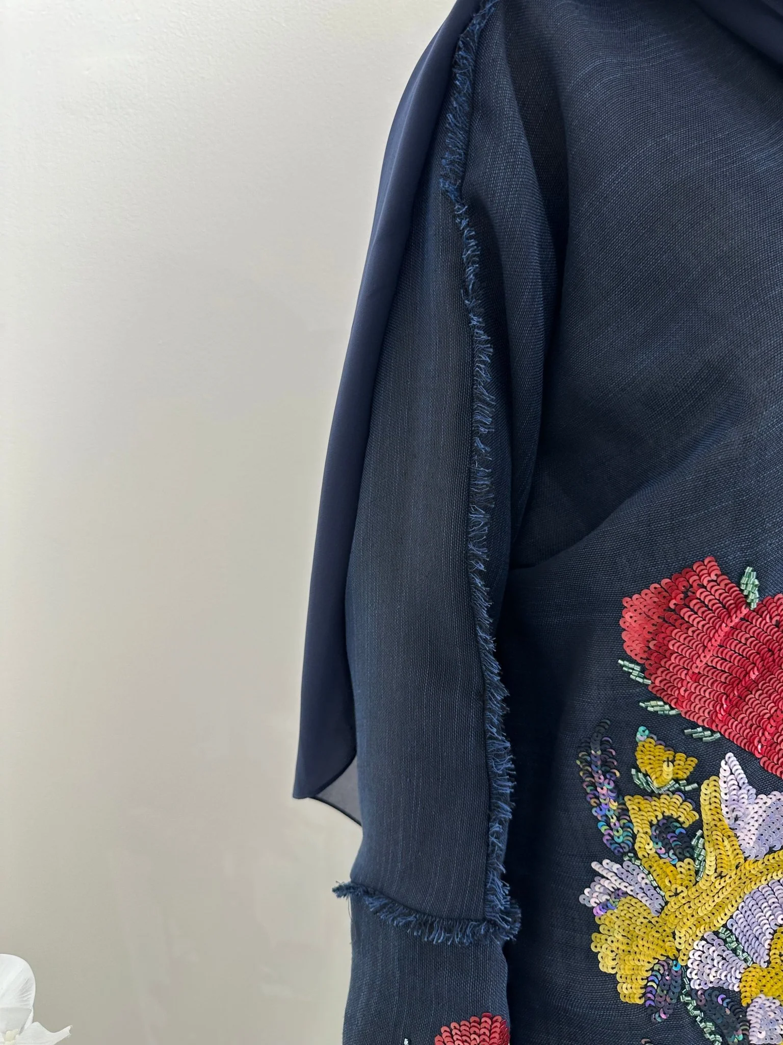 C RTW Summer Bisht Sequins Eid Abaya - Image 4