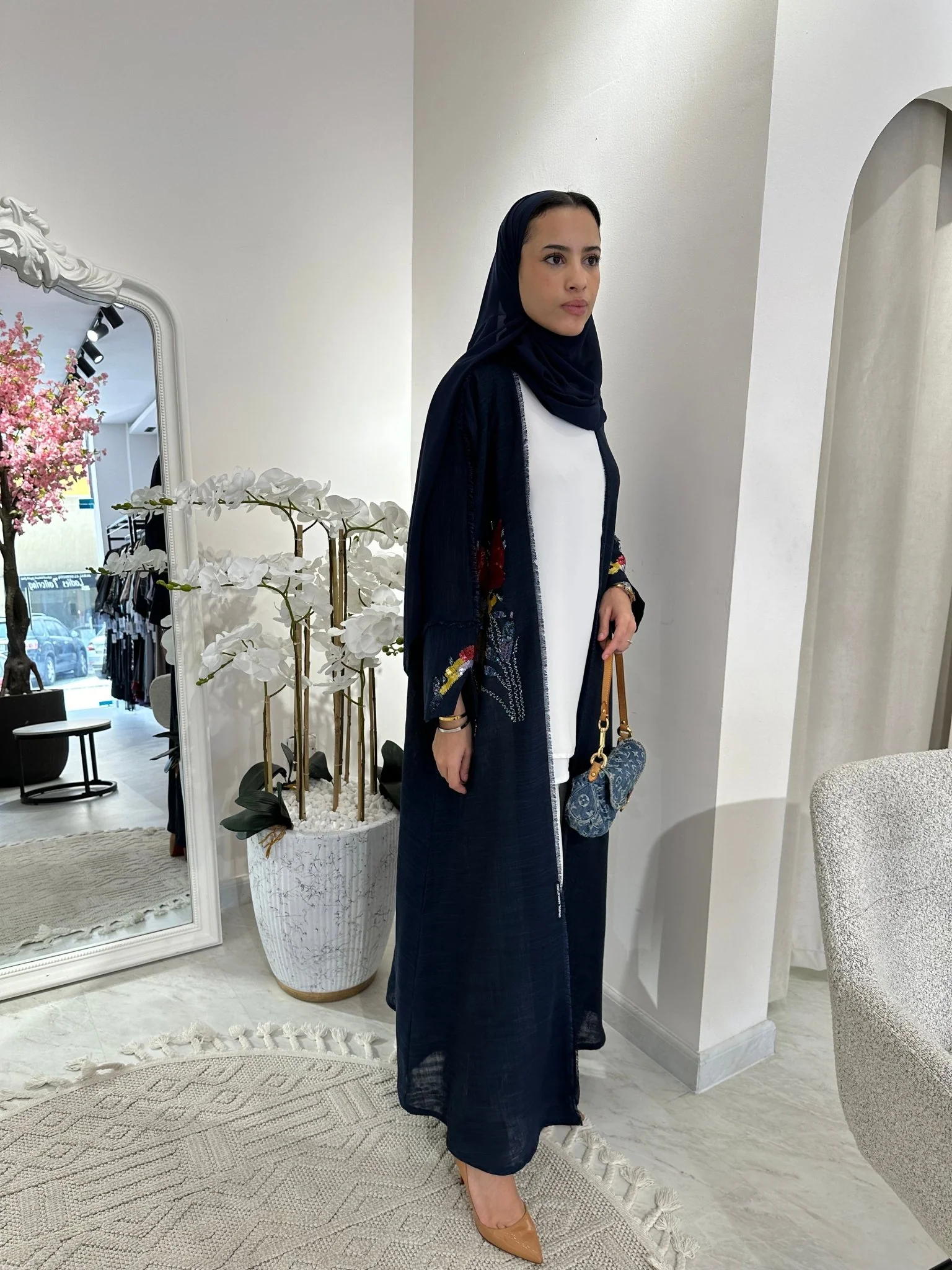 C RTW Summer Bisht Sequins Eid Abaya - Image 7