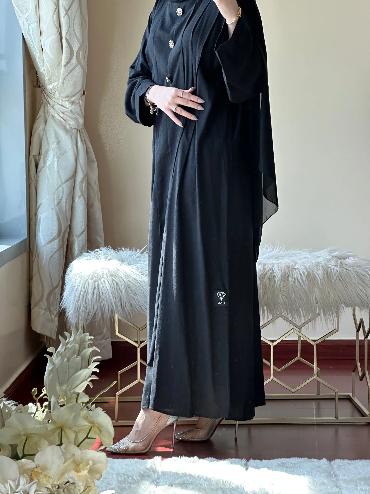 C-Black-Summer-Linen-Dress - Image 7