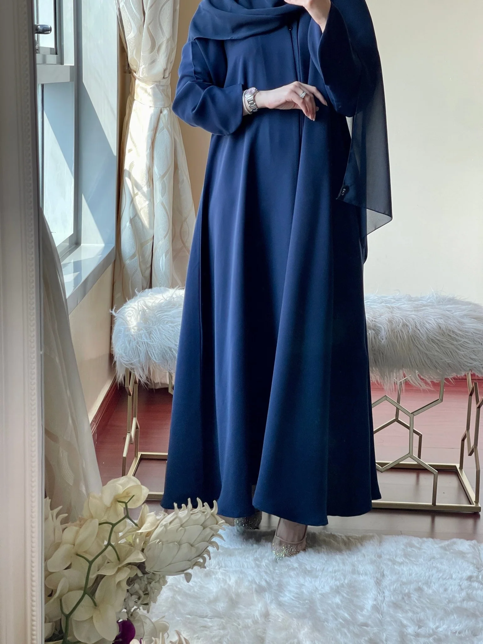 C-Two-Sheila-Blue-Abaya - Image 11