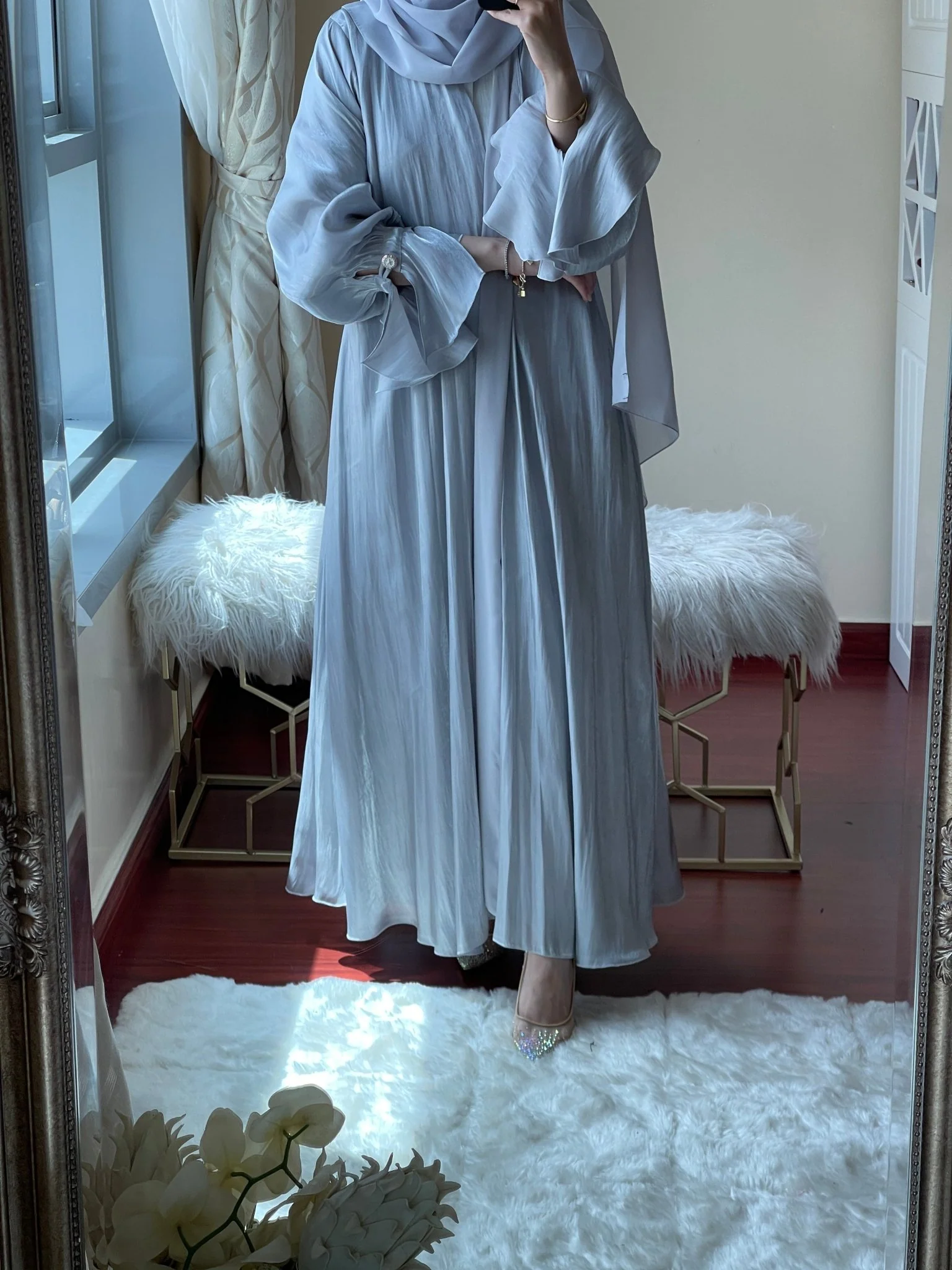 C-Organza Abaya - Image 4