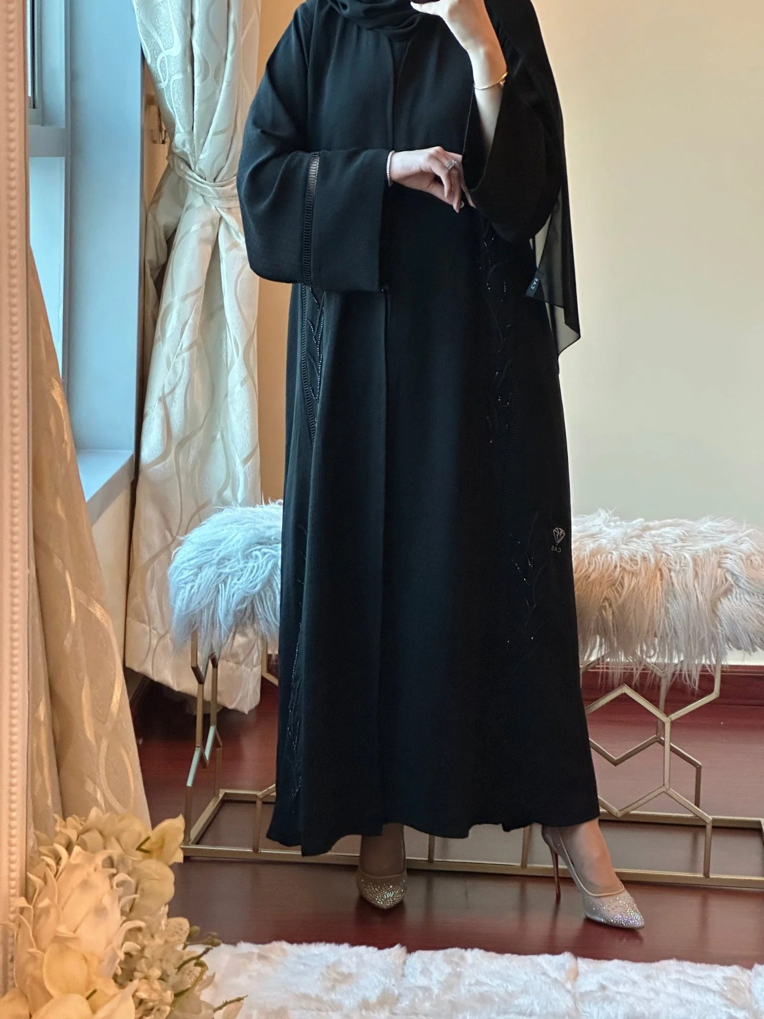 CR-Black-Abaya-11 - Image 5