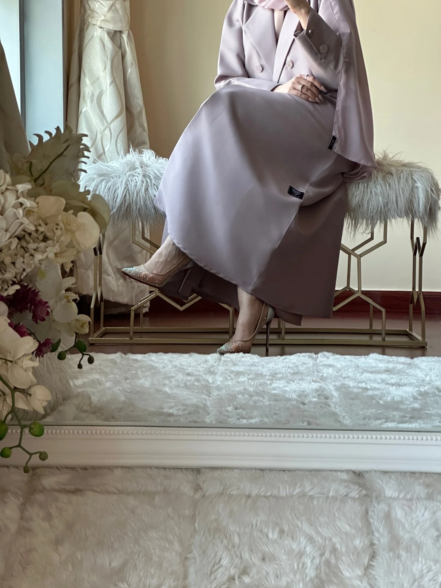 CR-RTW-Beige-Coat-Abaya-09 - Image 7