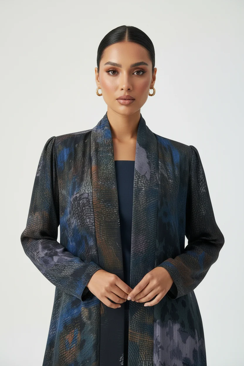 RTW Premium Midnight Blue Abaya